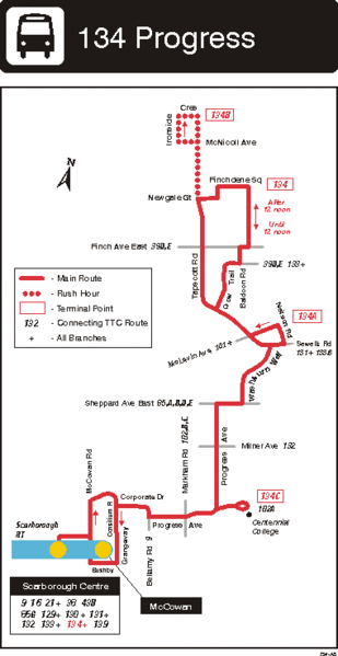 File:Toronto Transit Commission route 134 map (1999).gif