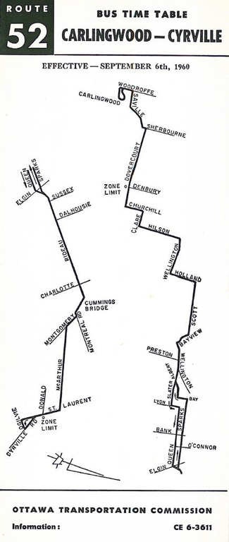 Ottawa Transportation Commission route 52 map (09-1960)-a.png